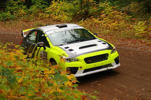 Tim Rooney / Claudia Barbera-Pullen Subaru WRX STi on SS2, Bob Lake I.