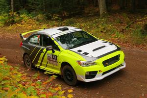 Tim Rooney / Claudia Barbera-Pullen Subaru WRX STi on SS2, Bob Lake I.