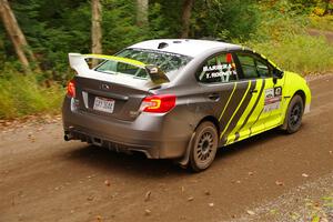 Tim Rooney / Claudia Barbera-Pullen Subaru WRX STi on SS2, Bob Lake I.