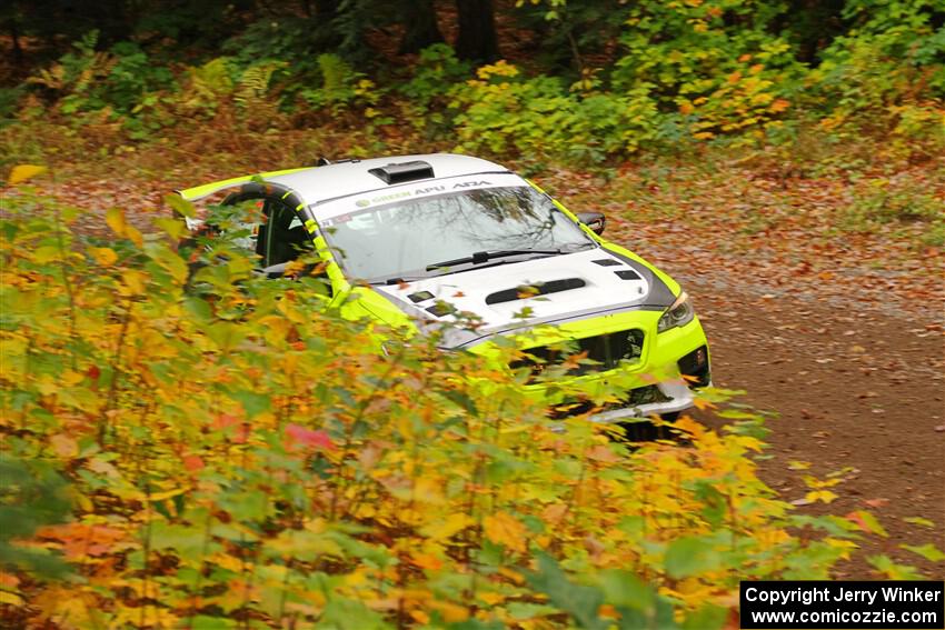 Tim Rooney / Claudia Barbera-Pullen Subaru WRX STi on SS2, Bob Lake I.