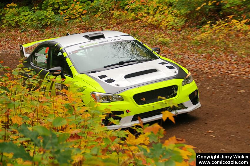 Tim Rooney / Claudia Barbera-Pullen Subaru WRX STi on SS2, Bob Lake I.