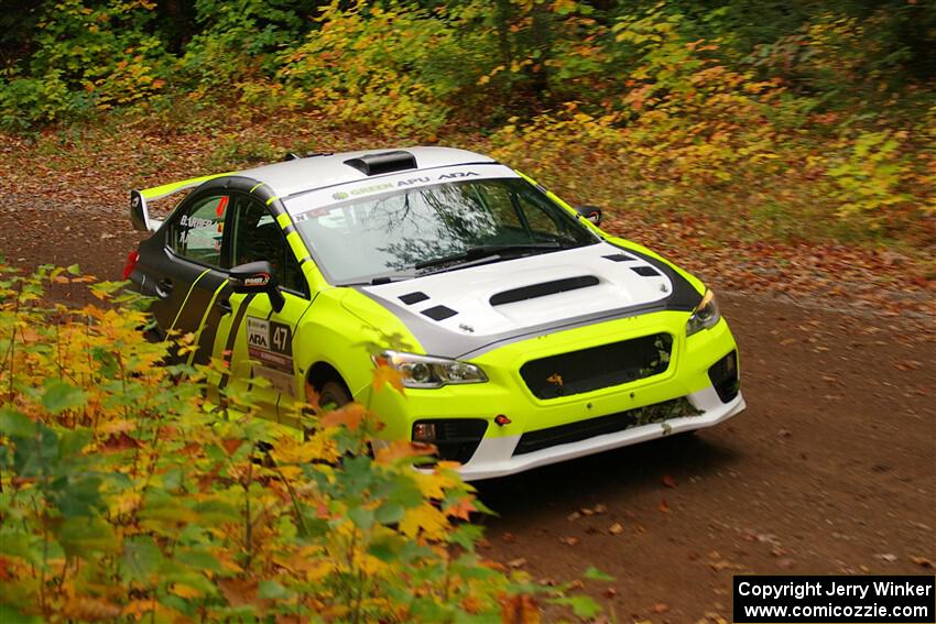 Tim Rooney / Claudia Barbera-Pullen Subaru WRX STi on SS2, Bob Lake I.