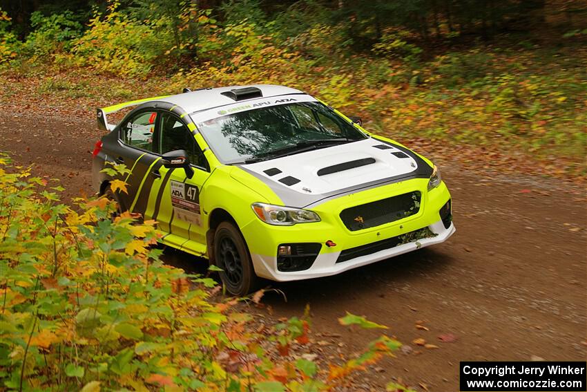 Tim Rooney / Claudia Barbera-Pullen Subaru WRX STi on SS2, Bob Lake I.