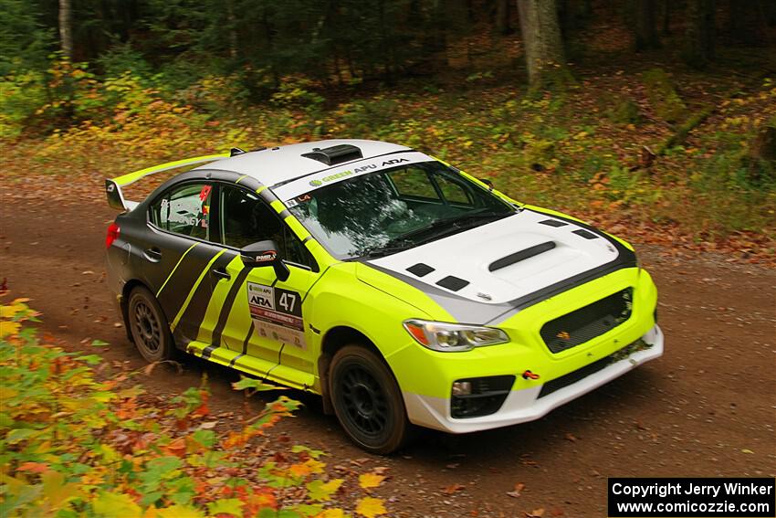 Tim Rooney / Claudia Barbera-Pullen Subaru WRX STi on SS2, Bob Lake I.