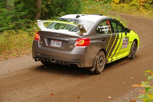 Tim Rooney / Claudia Barbera-Pullen Subaru WRX STi on SS2, Bob Lake I.