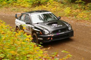 John Farrow / Michael Farrow Subaru WRX on SS2, Bob Lake I.