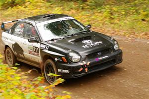 John Farrow / Michael Farrow Subaru WRX on SS2, Bob Lake I.