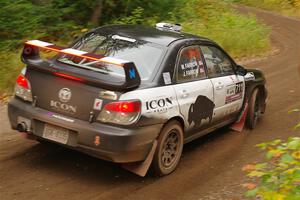 John Farrow / Michael Farrow Subaru WRX on SS2, Bob Lake I.