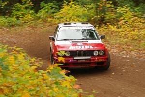 Dan Downey / Sammie Downey BMW 325is on SS2, Bob Lake I.