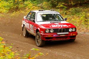 Dan Downey / Sammie Downey BMW 325is on SS2, Bob Lake I.