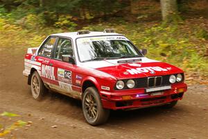 Dan Downey / Sammie Downey BMW 325is on SS2, Bob Lake I.