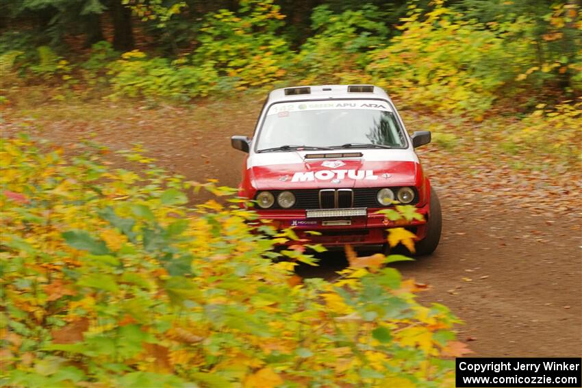 Dan Downey / Sammie Downey BMW 325is on SS2, Bob Lake I.