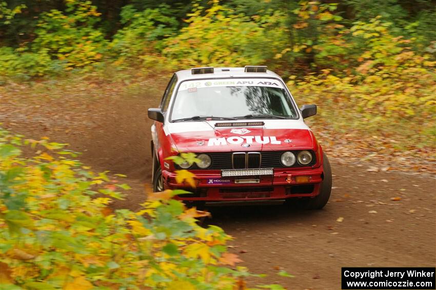 Dan Downey / Sammie Downey BMW 325is on SS2, Bob Lake I.