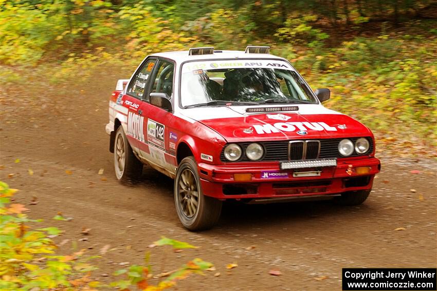 Dan Downey / Sammie Downey BMW 325is on SS2, Bob Lake I.