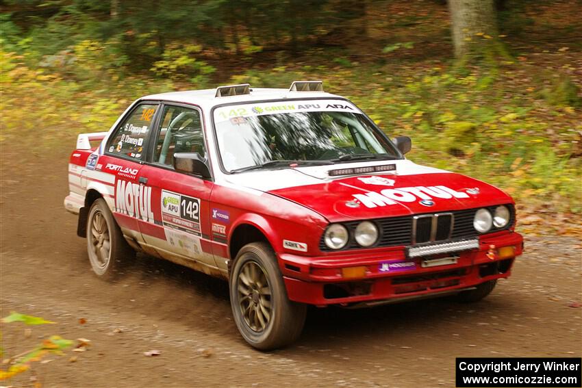 Dan Downey / Sammie Downey BMW 325is on SS2, Bob Lake I.