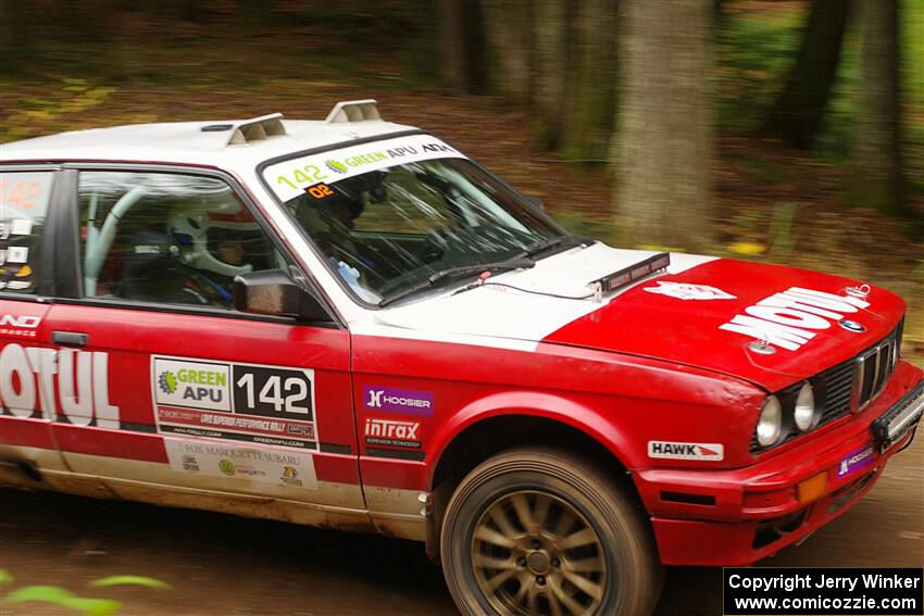 Dan Downey / Sammie Downey BMW 325is on SS2, Bob Lake I.