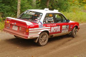 Dan Downey / Sammie Downey BMW 325is on SS2, Bob Lake I.