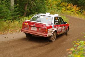 Dan Downey / Sammie Downey BMW 325is on SS2, Bob Lake I.