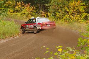 Dan Downey / Sammie Downey BMW 325is on SS2, Bob Lake I.