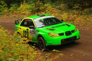 Mike Engle / Morgan Engle Subaru WRX STi on SS2, Bob Lake I.