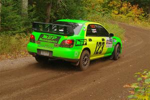 Mike Engle / Morgan Engle Subaru WRX STi on SS2, Bob Lake I.