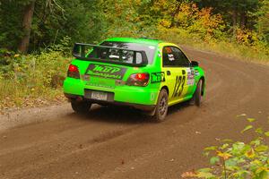 Mike Engle / Morgan Engle Subaru WRX STi on SS2, Bob Lake I.