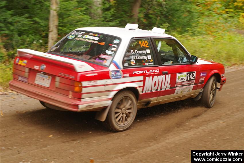 Dan Downey / Sammie Downey BMW 325is on SS2, Bob Lake I.