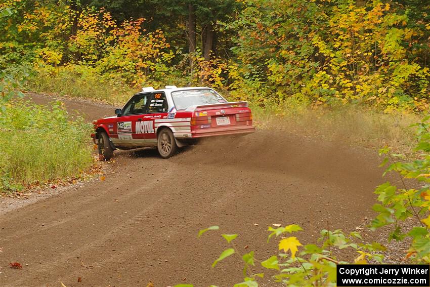 Dan Downey / Sammie Downey BMW 325is on SS2, Bob Lake I.