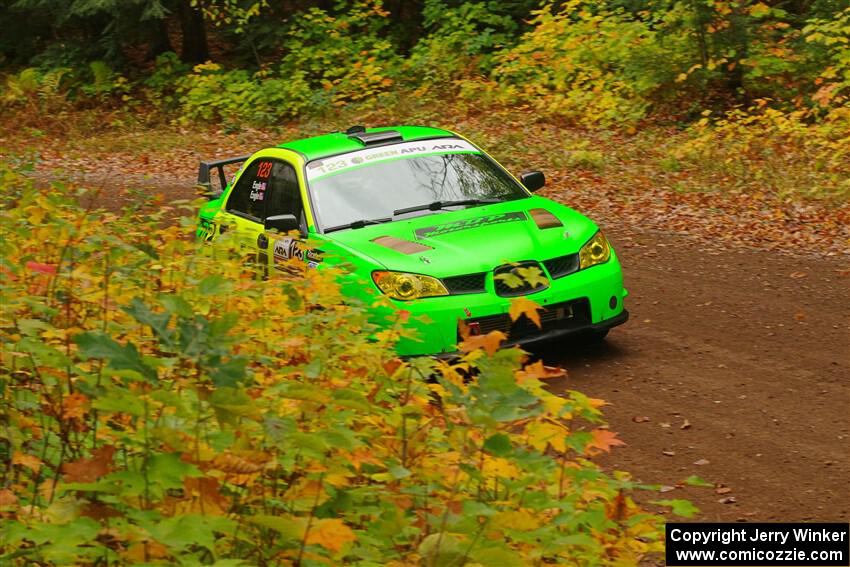 Mike Engle / Morgan Engle Subaru WRX STi on SS2, Bob Lake I.