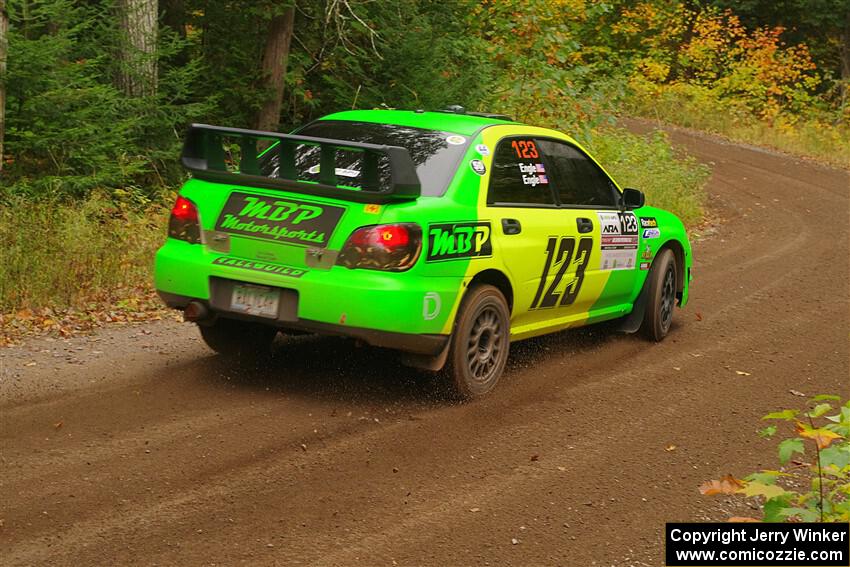 Mike Engle / Morgan Engle Subaru WRX STi on SS2, Bob Lake I.