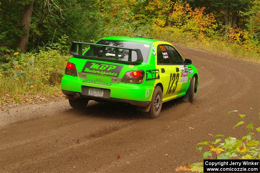 Mike Engle / Morgan Engle Subaru WRX STi on SS2, Bob Lake I.