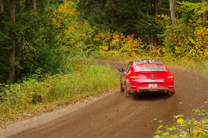 Chris Sladek / John Sharps Acura Integra on SS2, Bob Lake I.