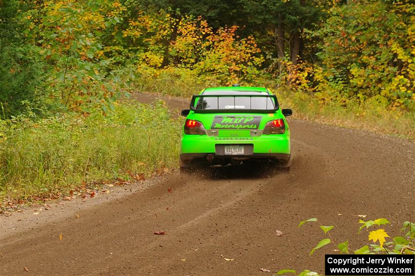 Mike Engle / Morgan Engle Subaru WRX STi on SS2, Bob Lake I.