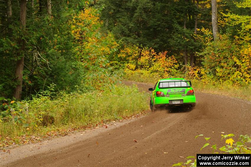 Mike Engle / Morgan Engle Subaru WRX STi on SS2, Bob Lake I.