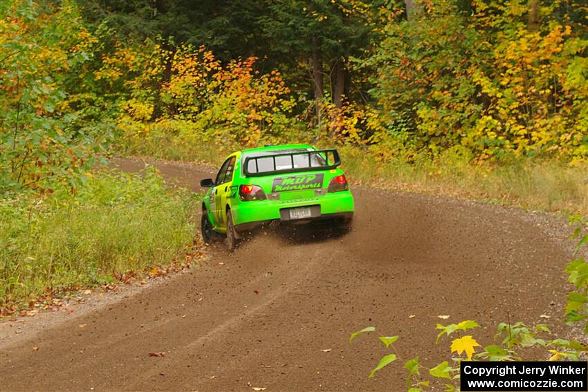 Mike Engle / Morgan Engle Subaru WRX STi on SS2, Bob Lake I.