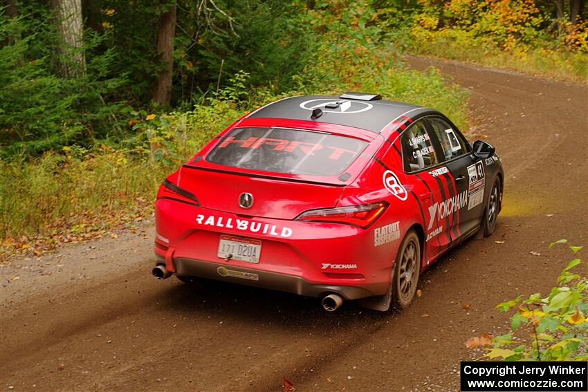 Chris Sladek / John Sharps Acura Integra on SS2, Bob Lake I.