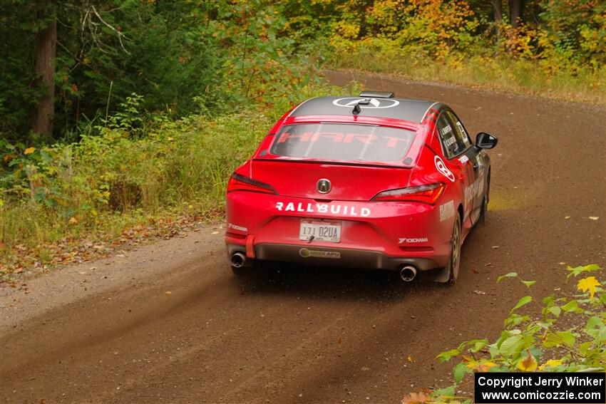 Chris Sladek / John Sharps Acura Integra on SS2, Bob Lake I.