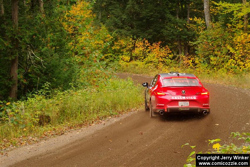 Chris Sladek / John Sharps Acura Integra on SS2, Bob Lake I.