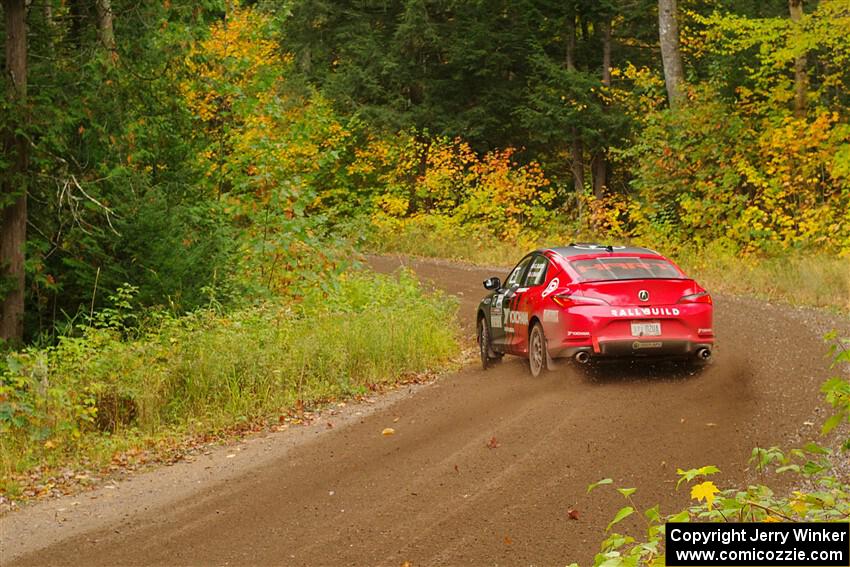 Chris Sladek / John Sharps Acura Integra on SS2, Bob Lake I.