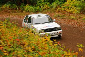 Tim O'Neil / Constantine Mantopoulos VW Rallye Golf on SS2, Bob Lake I.