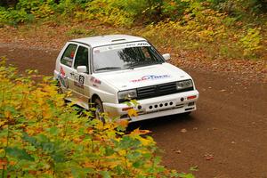 Tim O'Neil / Constantine Mantopoulos VW Rallye Golf on SS2, Bob Lake I.