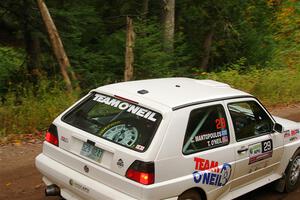 Tim O'Neil / Constantine Mantopoulos VW Rallye Golf on SS2, Bob Lake I.