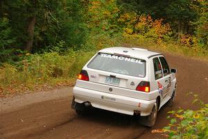 Tim O'Neil / Constantine Mantopoulos VW Rallye Golf on SS2, Bob Lake I.