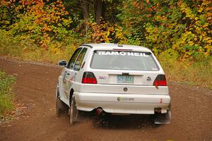 Tim O'Neil / Constantine Mantopoulos VW Rallye Golf on SS2, Bob Lake I.