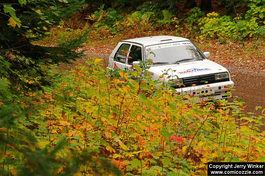 Tim O'Neil / Constantine Mantopoulos VW Rallye Golf on SS2, Bob Lake I.