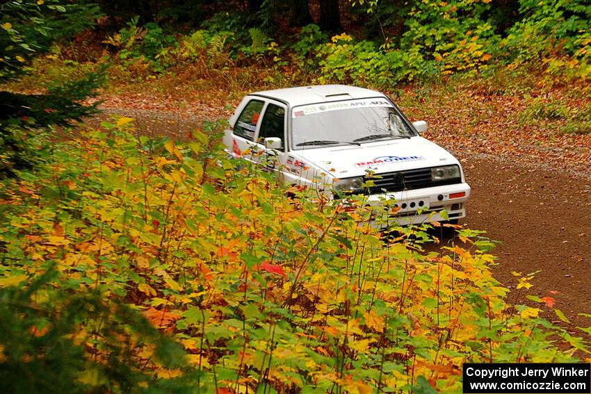 Tim O'Neil / Constantine Mantopoulos VW Rallye Golf on SS2, Bob Lake I.