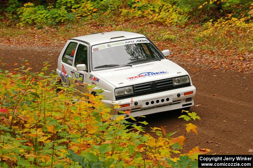 Tim O'Neil / Constantine Mantopoulos VW Rallye Golf on SS2, Bob Lake I.