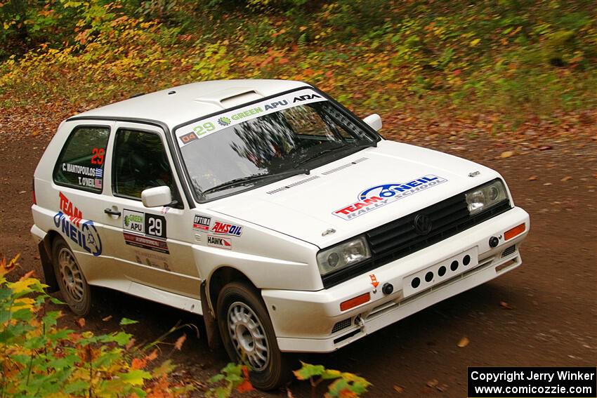 Tim O'Neil / Constantine Mantopoulos VW Rallye Golf on SS2, Bob Lake I.