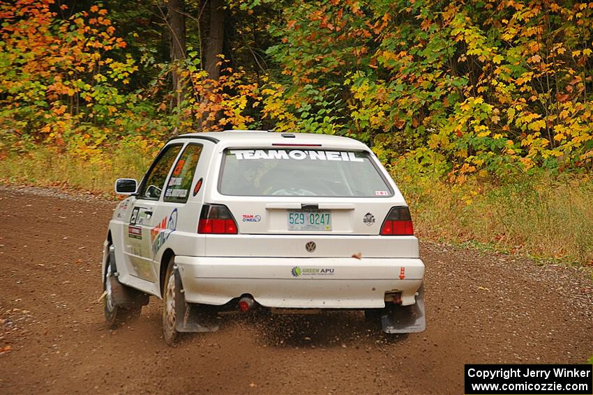 Tim O'Neil / Constantine Mantopoulos VW Rallye Golf on SS2, Bob Lake I.