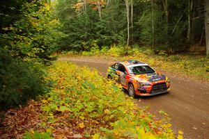 Sumit Panjabi / Michelle Rogers Mitsubishi Lancer Evo X on SS2, Bob Lake I.